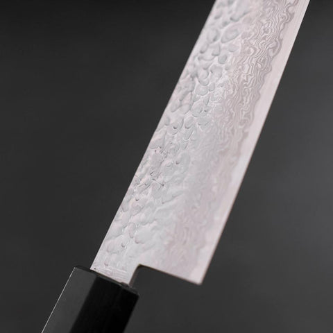 Bunka Silver Steel #3 Tsuchime Damascus Walnut Handle 150mm (5.9”)-[Musashi]-[Japanese-Kitchen-Knives]