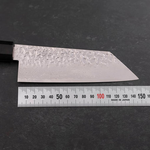Bunka Silver Steel #3 Tsuchime Damascus Walnut Handle 150mm (5.9”)-[Musashi]-[Japanese-Kitchen-Knives]