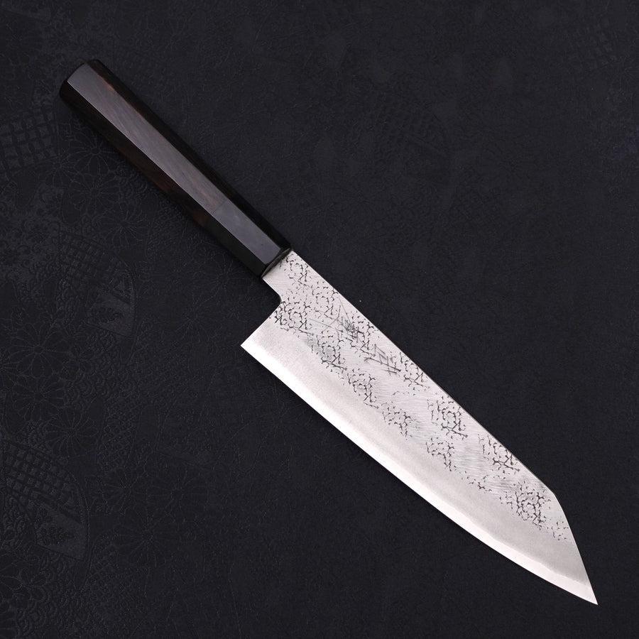 Bunka Stainless Clad Aogami-Super Suname Buffalo Ebony Handle 185mm-Aogami Super-Tsuchime-Japanese Handle-[Musashi]-[Japanese-Kitchen-Knives]