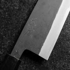 Bunka Stainless Clad Blue Steel #2 Kurouchi Purple Urushi Handle 170mm-[Musashi]-[Japanese-Kitchen-Knives]