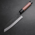 Bunka Stainless Clad Blue Steel #2 Kurouchi Walnut Handle 165mm (6.5”)-[Musashi]-[Japanese-Kitchen-Knives]