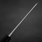 Bunka Stainless Clad Blue Steel #2 Kurouchi Walnut Handle 180mm (7”)-[Musashi]-[Japanese-Kitchen-Knives]