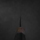 Bunka Stainless Clad Blue Steel #2 Kurouchi Walnut Zelkova Handle 180mm (7”)-[Musashi]-[Japanese-Kitchen-Knives]