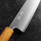 Bunka Stainless Clad Blue Super Polished Yaki Urushi Handle 175mm-[Musashi]-[Japanese-Kitchen-Knives]