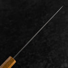 Bunka Stainless Clad Blue Super Polished Yaki Urushi Handle 175mm-[Musashi]-[Japanese-Kitchen-Knives]