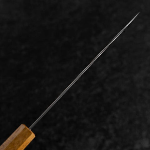 Bunka Stainless Clad Blue Super Polished Yaki Urushi Handle 175mm-[Musashi]-[Japanese-Kitchen-Knives]