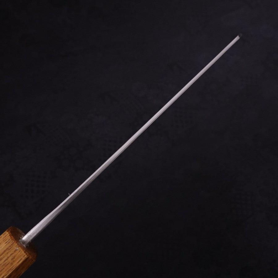 Bunka Stainless Clad Blue steel #2 Kurouchi Yaki Urushi Handle 180mm-Blue steel #2-Kurouchi-Japanese Handle-[Musashi]-[Japanese-Kitchen-Knives]
