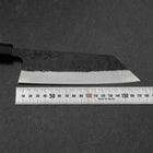 Bunka Stainless Clad White Steel #2 Kurouchi Buffalo Magnolia Handle 170mm-[Musashi]-[Japanese-Kitchen-Knives]