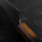 Bunka Sweden Stainless Steel Nashiji Washi Damascus Yaki Urushi Handle 170mm-[Musashi]-[Japanese-Kitchen-Knives]