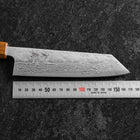 Bunka Sweden Stainless Steel Nashiji Washi Damascus Yaki Urushi Handle 170mm-[Musashi]-[Japanese-Kitchen-Knives]