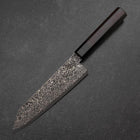 Bunka VG-10 Black Damascus Shitan Handle 180mm (7”)-[Musashi]-[Japanese-Kitchen-Knives]