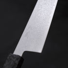 Bunka VG-10 Damascus Black Ishime Handle 180mm (7”)-[Musashi]-[Japanese-Kitchen-Knives]