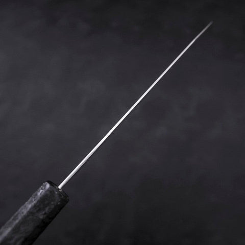 Bunka VG-10 Damascus Black Ishime Handle 180mm (7”)-[Musashi]-[Japanese-Kitchen-Knives]