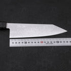 Bunka VG-10 Damascus Black Ishime Handle 180mm (7”)-[Musashi]-[Japanese-Kitchen-Knives]
