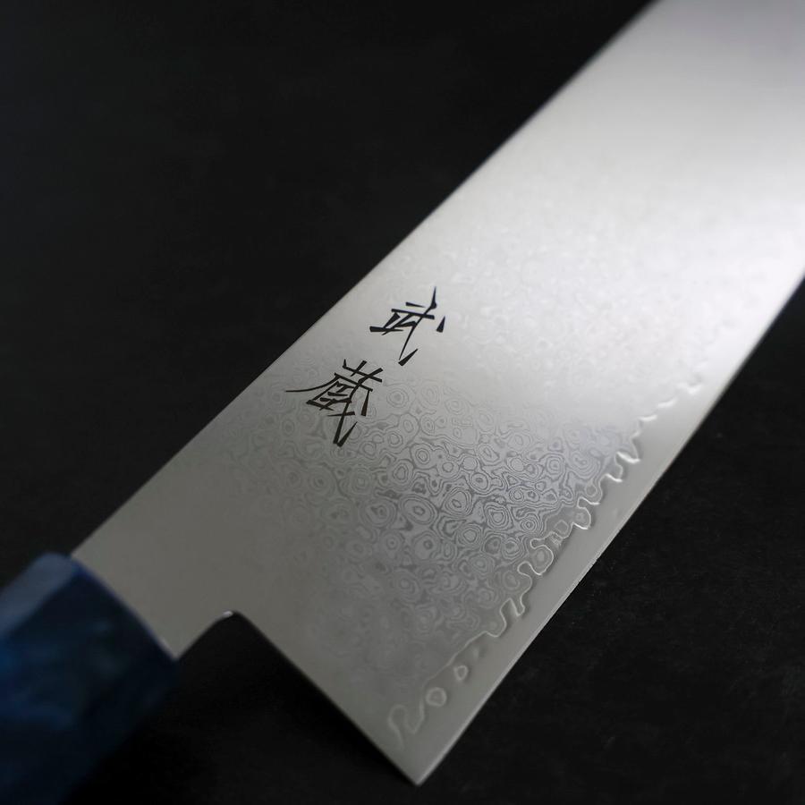 文化 VG-10 ダマスカス ブルーバーチ柄 180mm – MUSASHI