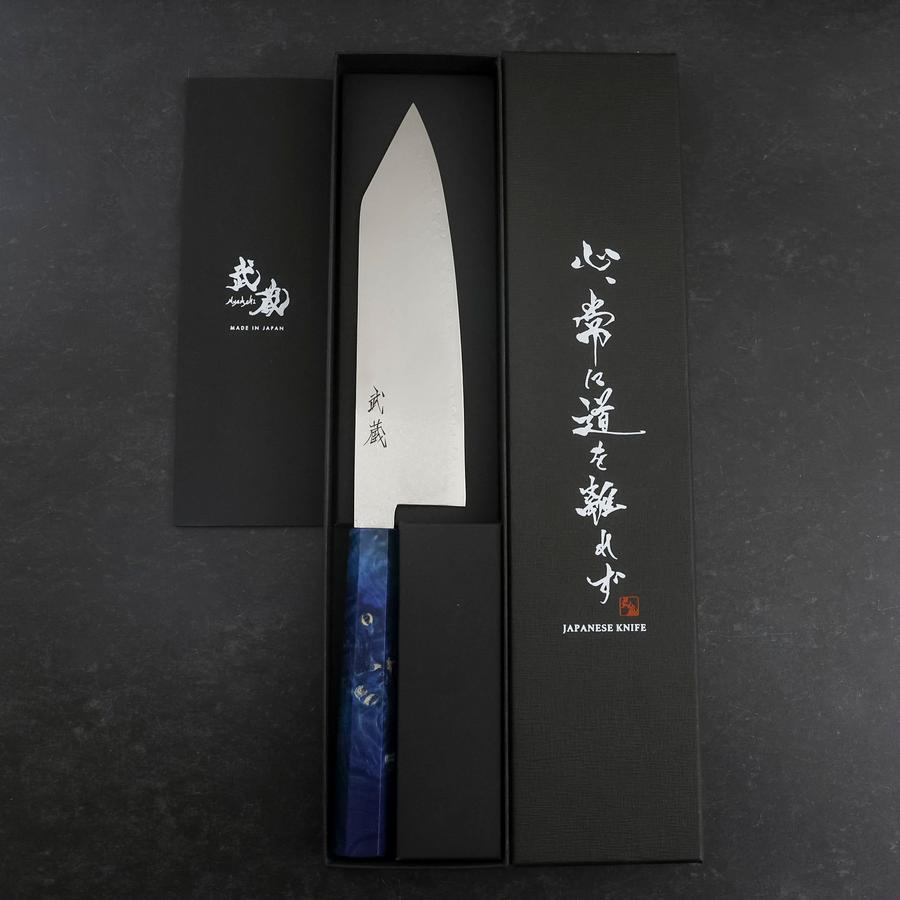 文化 VG-10 ダマスカス ブルーバーチ柄 180mm – MUSASHI