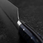 Bunka VG-10 Damascus Blue Flower Petal Western Handle 185mm-[Musashi]-[Japanese-Kitchen-Knives]