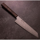 Bunka VG-10 Damascus Brown Birch Handle 180mm (7”)-[Musashi]-[Japanese-Kitchen-Knives]