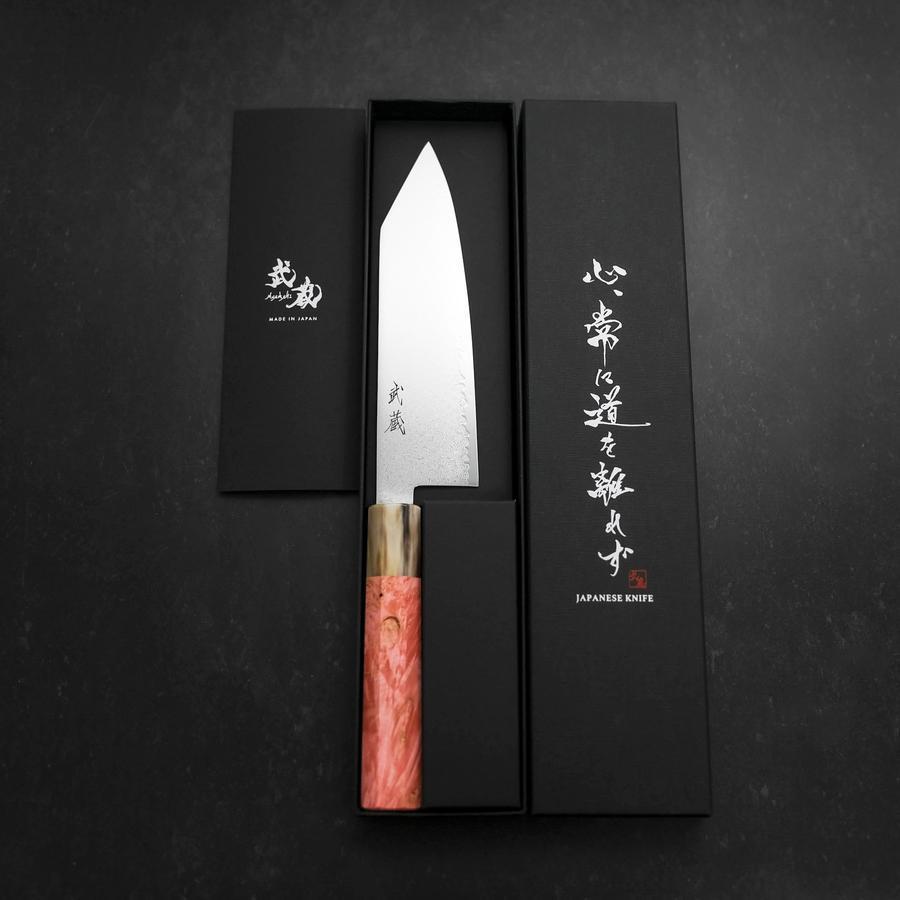 文化 VG-10 ダマスカス 黒檀水牛柄 170mm – MUSASHI