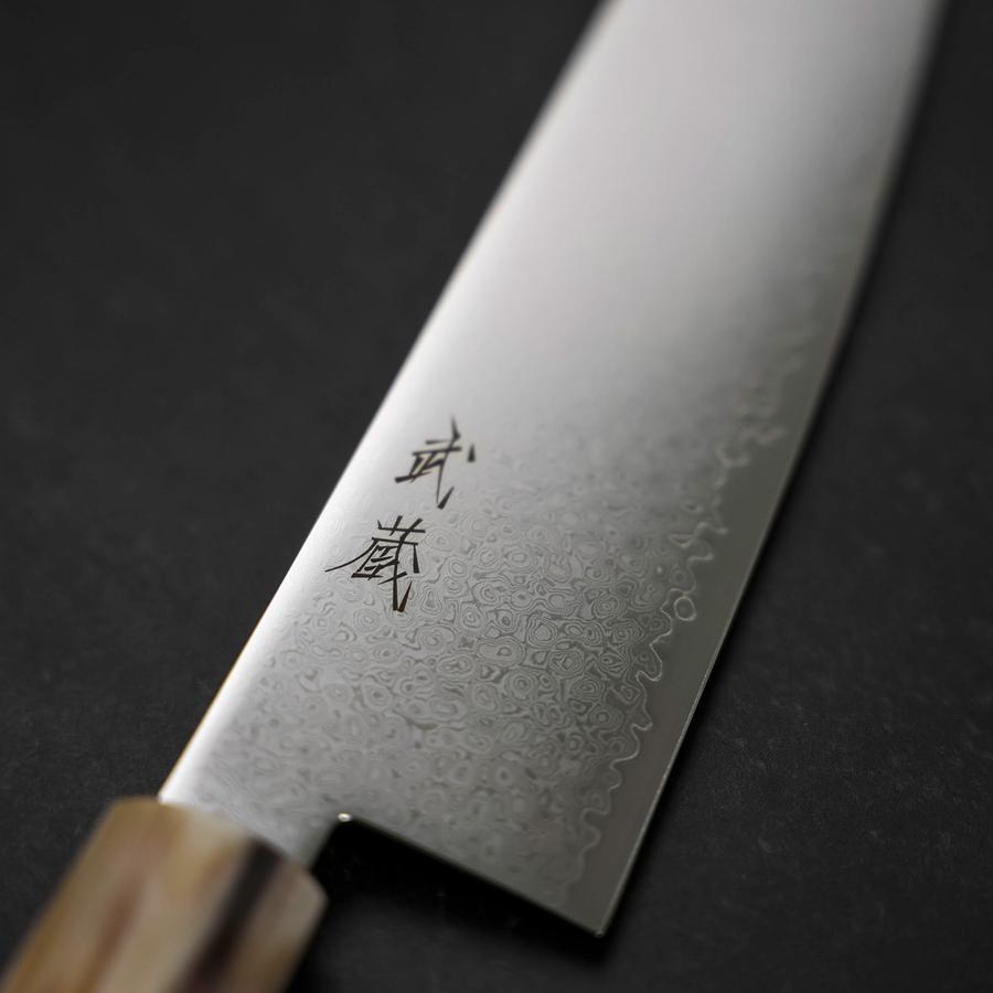 文化 VG-10 ダマスカス 黒檀水牛柄 170mm – MUSASHI
