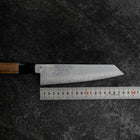 Bunka VG-10 Damascus Buffalo Walnut Handle 180mm (7”)-[Musashi]-[Japanese-Kitchen-Knives]