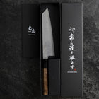 Bunka VG-10 Damascus Buffalo Walnut Handle 180mm (7”)-[Musashi]-[Japanese-Kitchen-Knives]