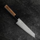 Bunka VG-10 Damascus Buffalo Walnut Handle 180mm (7”)-[Musashi]-[Japanese-Kitchen-Knives]