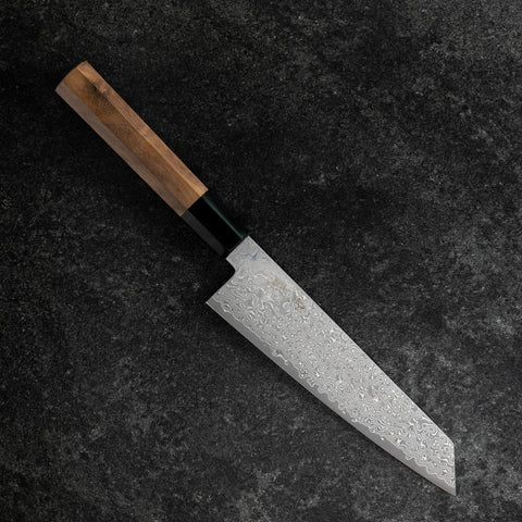 Bunka VG-10 Damascus Buffalo Walnut Handle 180mm (7”)-[Musashi]-[Japanese-Kitchen-Knives]