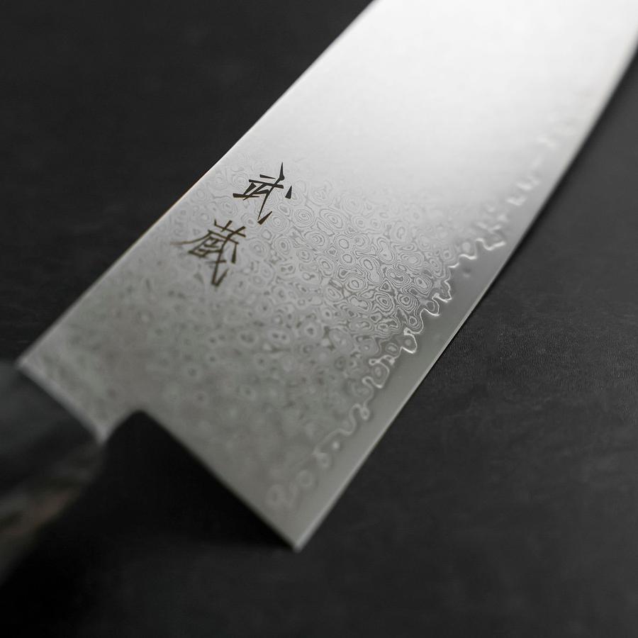 Bunka VG-10 Damascus Gray Birch Handle 180mm (7”) – MUSASHI