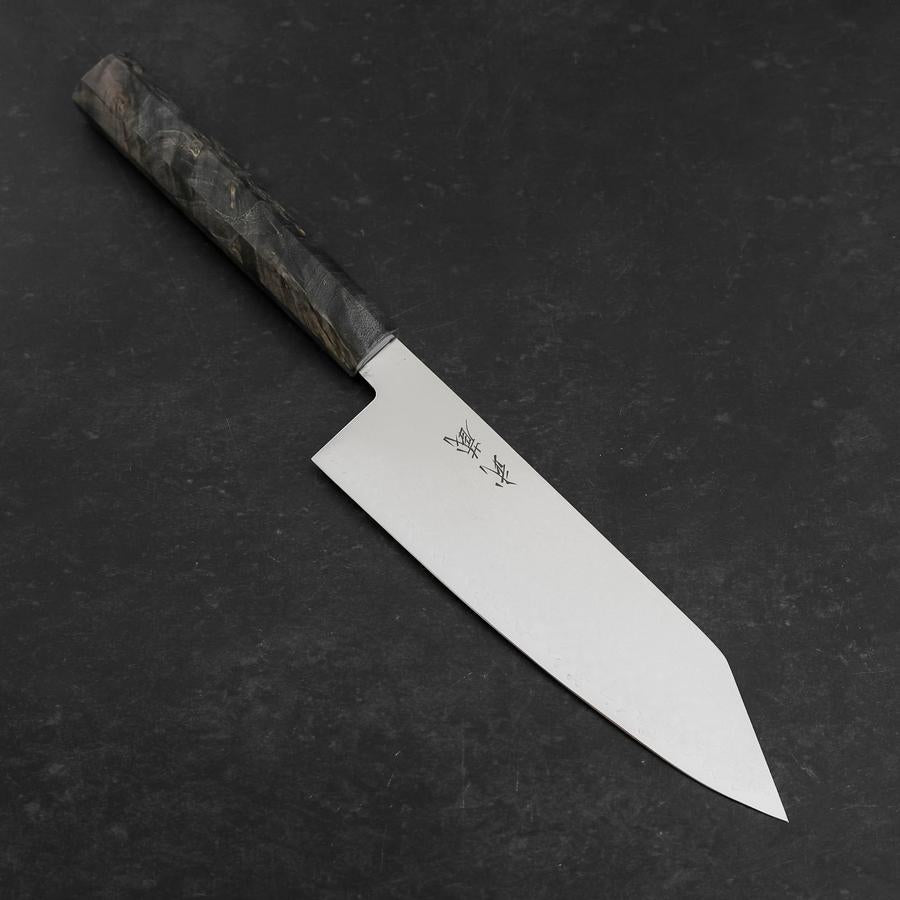 Kei様製作依頼　武蔵府中ル・シーニュ Bunka VG-10 Damascus Gray Birch Handle 180mm (7”) – MUSASHI
