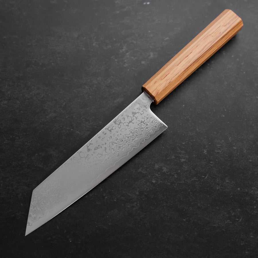 ゆ*b様 6剣ハギ　サウスキュー風 Bunka VG-10 Damascus Oak Handle 170mm (6.7”) – MUSASHI