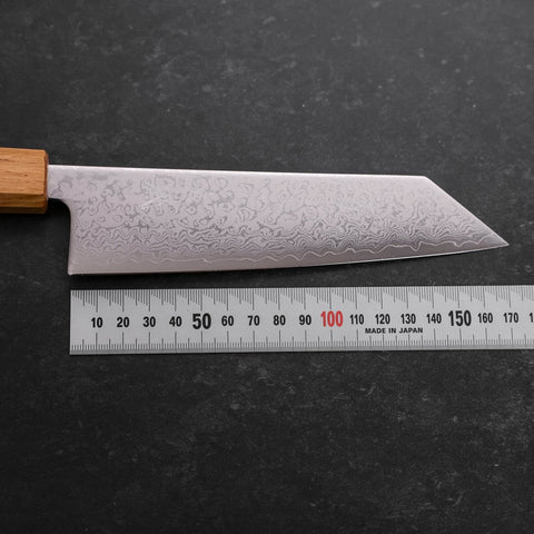 Bunka VG-10 Damascus Oak Handle 170mm (6.7”)-[Musashi]-[Japanese-Kitchen-Knives]