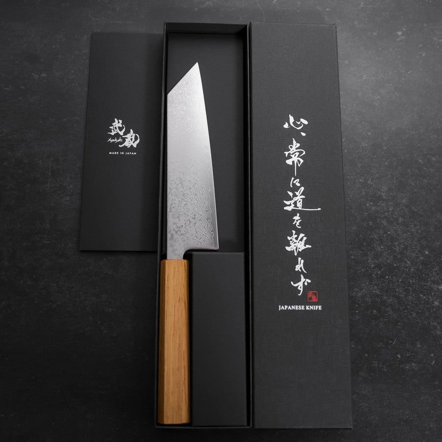 文化 VG-10 ダマスカス 墨漆柄 170mm – MUSASHI