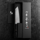 Bunka VG-10 Damascus Ocean Black Handle 165mm-[Musashi]-[Japanese-Kitchen-Knives]