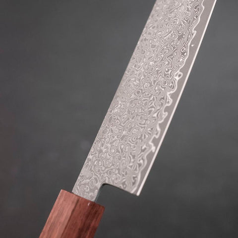 Bunka VG-10 Damascus Shitan Ebony Handle 165mm (6.5”)-[Musashi]-[Japanese-Kitchen-Knives]