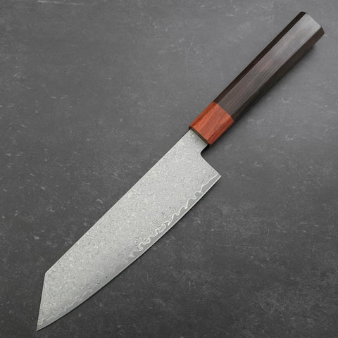 Bunka VG-10 Damascus Shitan Ebony Handle 180mm (7”)-[Musashi]-[Japanese-Kitchen-Knives]