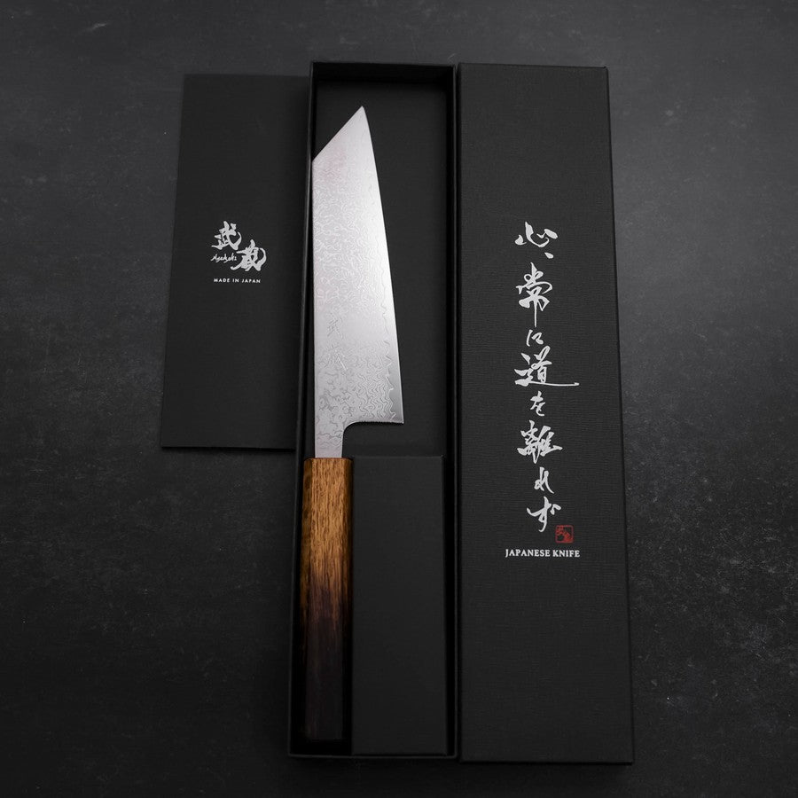 Bunka VG-10 Damascus Yaki Urushi Handle 170mm – MUSASHI