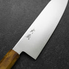 Bunka VG-10 Damascus Yellow-Brown Birch Handle 180mm-[Musashi]-[Japanese-Kitchen-Knives]