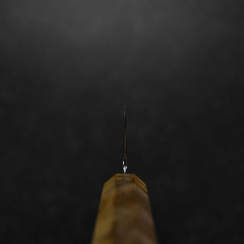 Bunka VG-10 Damascus Yellow-Brown Birch Handle 180mm-[Musashi]-[Japanese-Kitchen-Knives]