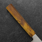 Bunka VG-10 Damascus Yellow-Brown Birch Handle 180mm-[Musashi]-[Japanese-Kitchen-Knives]