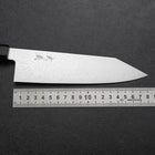 Bunka VG-10 Mirror Damascus Ebony Handle 180mm-[Musashi]-[Japanese-Kitchen-Knives]