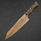 Bunka VG-10 Mirror Damascus Maple Handle 180mm - Brown-[Musashi]-[Japanese-Kitchen-Knives]