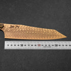 Bunka VG-10 Mirror Damascus Maple Handle 180mm - Brown-[Musashi]-[Japanese-Kitchen-Knives]