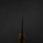 Bunka VG-10 Mirror Damascus Olive Handle 180mm - Black-[Musashi]-[Japanese-Kitchen-Knives]