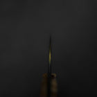 Bunka VG-10 Mirror Damascus Olive Handle 180mm - Rainbow-[Musashi]-[Japanese-Kitchen-Knives]