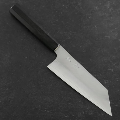 Bunka VG-10 Polished Buffalo Ebony Handle 165mm (6.5”)-[Musashi]-[Japanese-Kitchen-Knives]