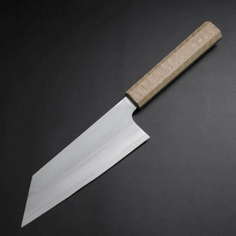 Bunka VG-10 Polished White Urushi Handle 165mm (6.5”)-[Musashi]-[Japanese-Kitchen-Knives]