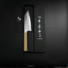 Bunka VG-10 Polished White Urushi Handle 165mm-[Musashi]-[Japanese-Kitchen-Knives]
