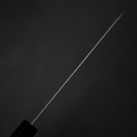 Bunka VG-10 Tsuchime Buffalo Ebony Handle 165mm (6.5”)-[Musashi]-[Japanese-Kitchen-Knives]