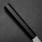 Bunka VG-10 Tsuchime Buffalo Ebony Handle 165mm (6.5”)-[Musashi]-[Japanese-Kitchen-Knives]
